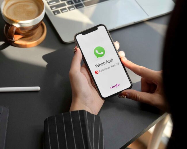 Cercanías Renfe Madrid abre un canal de Whatsapp para informar en tiempo real a los viajeros